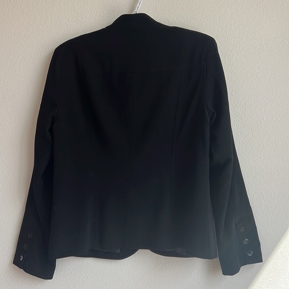 Chico’s black jacket blazer size 1 - Picture 5 of 11